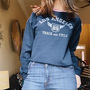 🌸 3/$12🌸 Forever 21 Blue Cropped Top